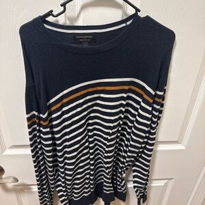 Banana Republic Dark Blue Sweater with Stripes